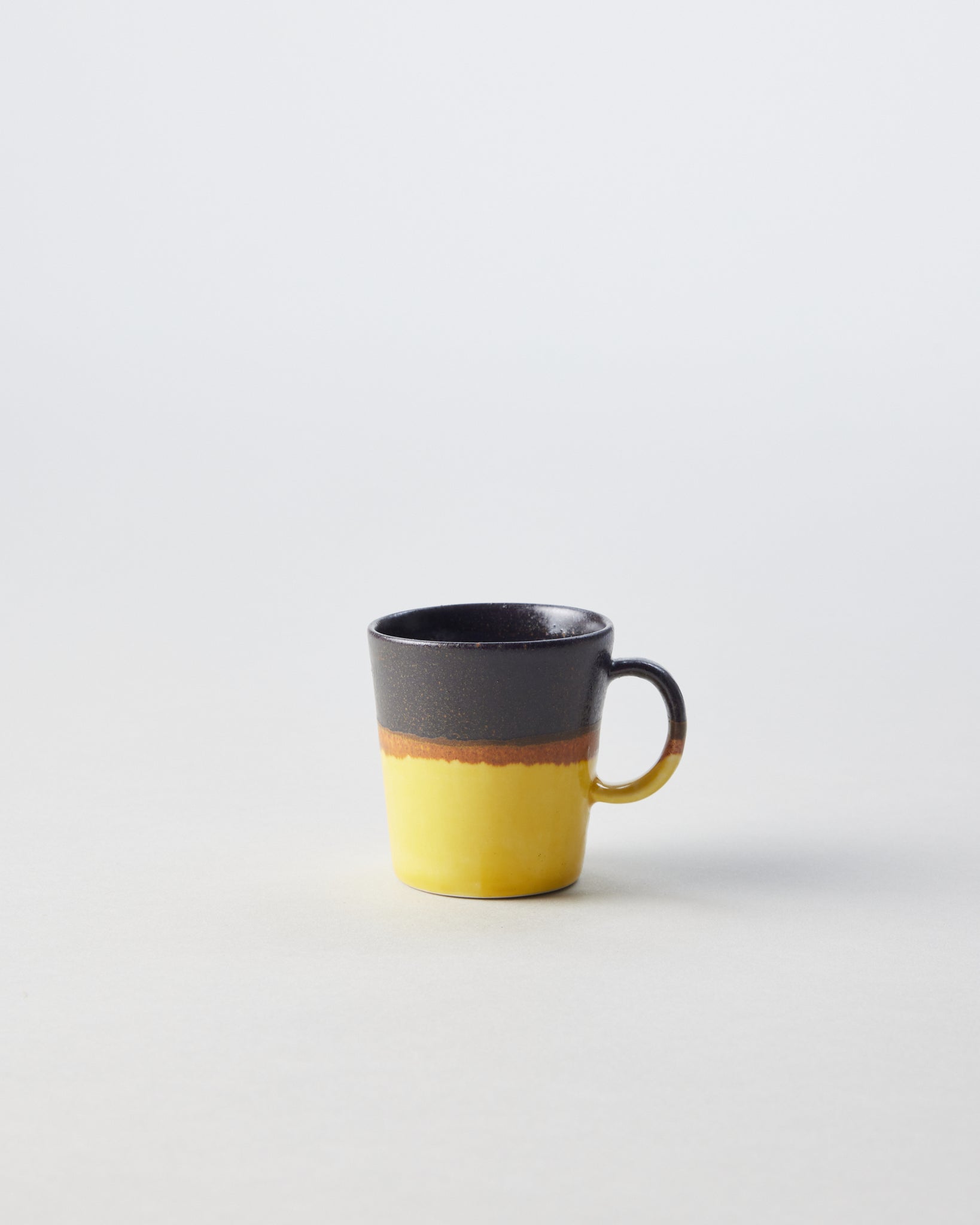 Espresso Cup in Yellow and Black