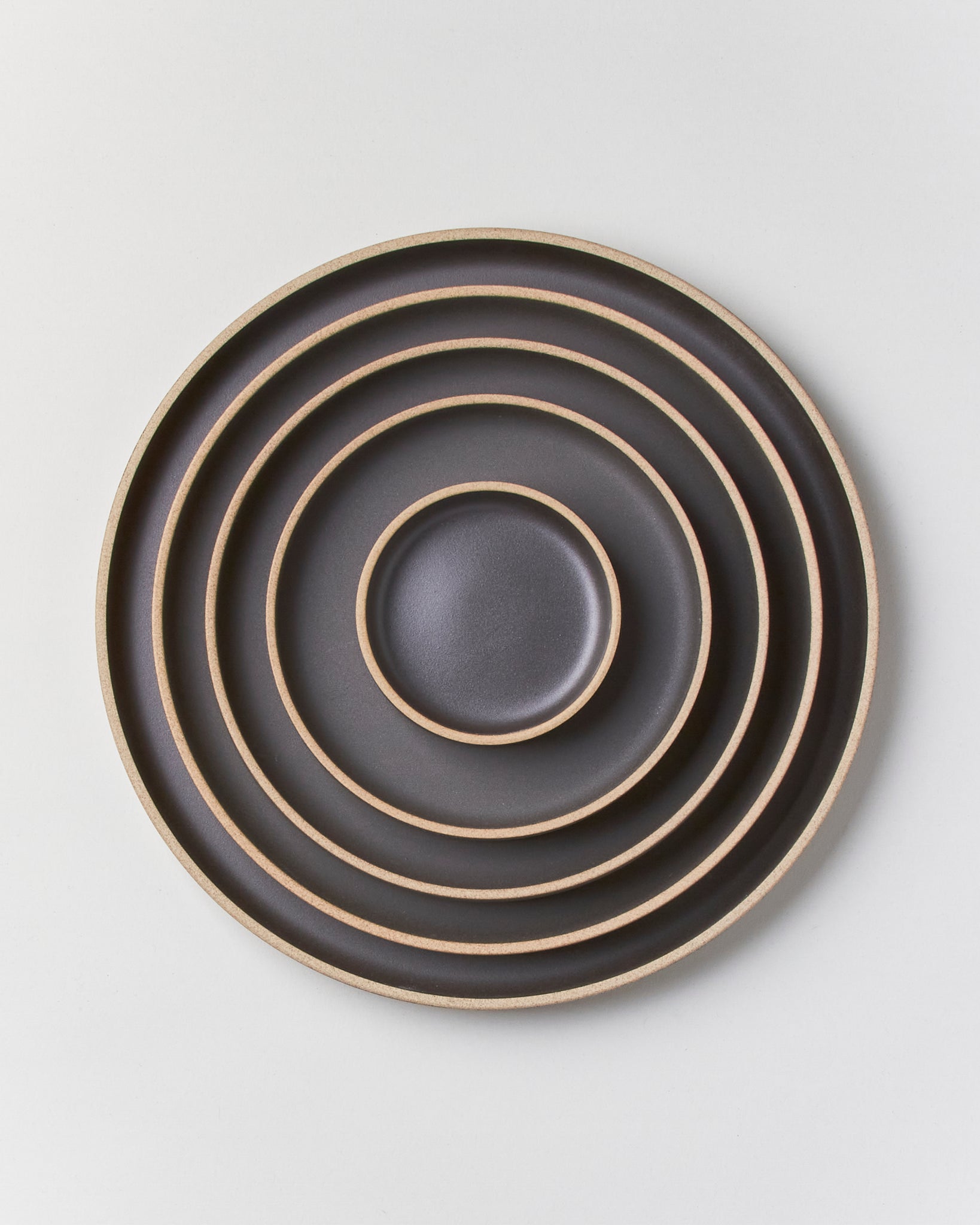 Hasami Plates in Black
