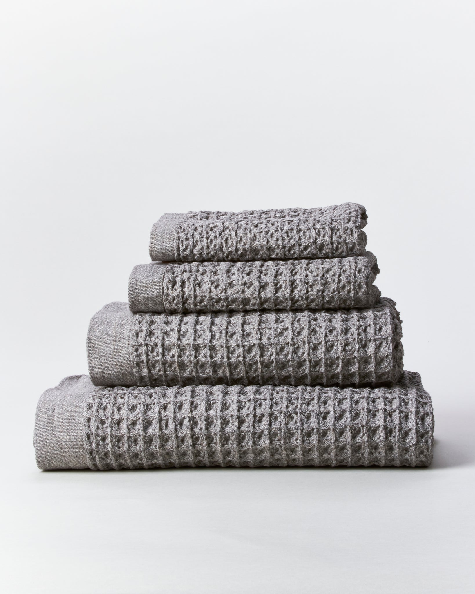 Grey Lattice Japanese Towels