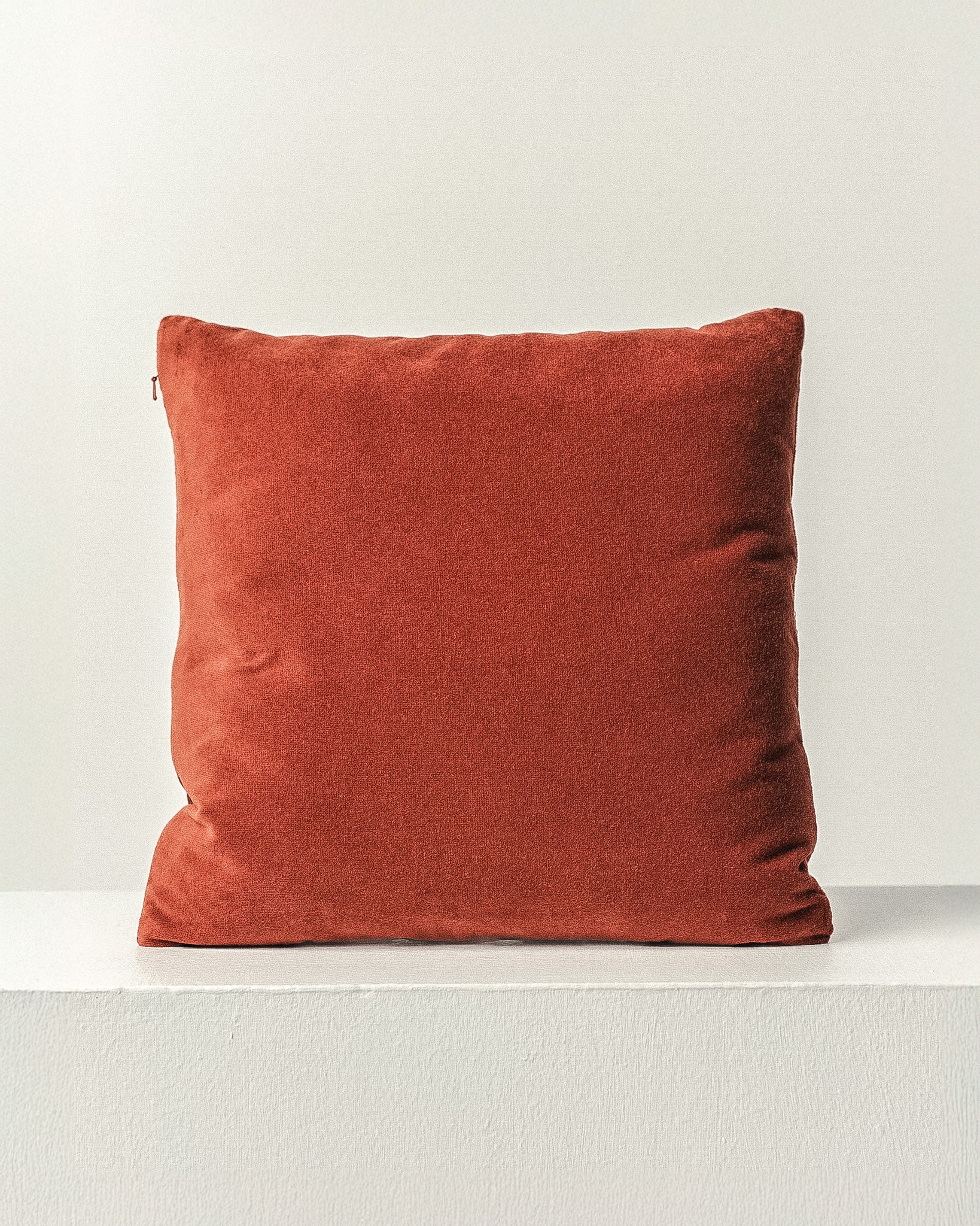 Burnt Umber Square Cushion