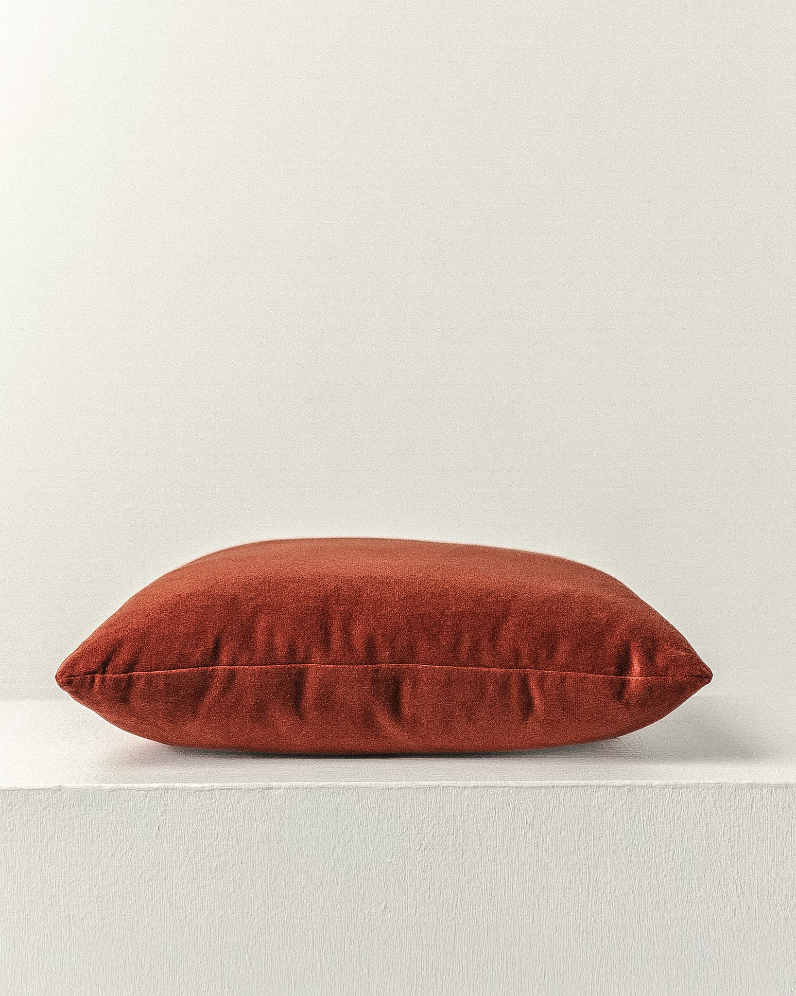 Burnt Umber Square Cushion