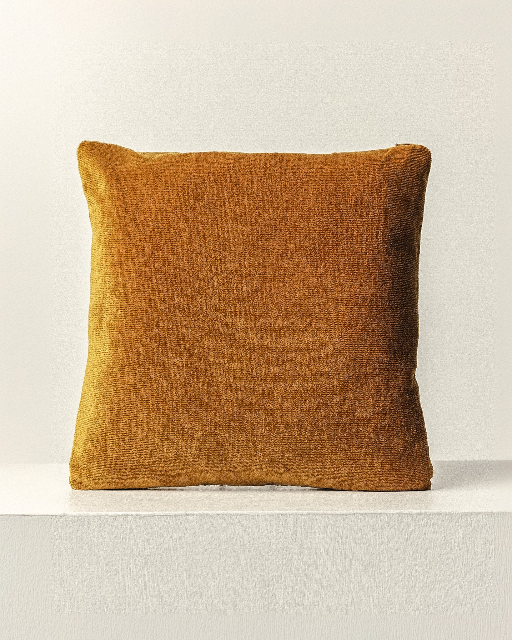 Bezant Golden Velvet Square Cushion