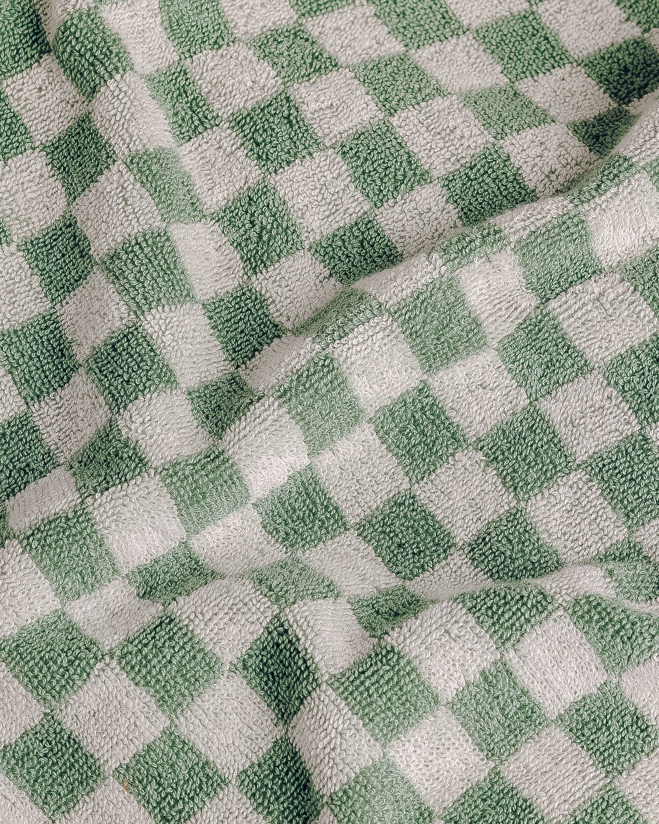 Josephine Hand Towel in Sage & Chalk