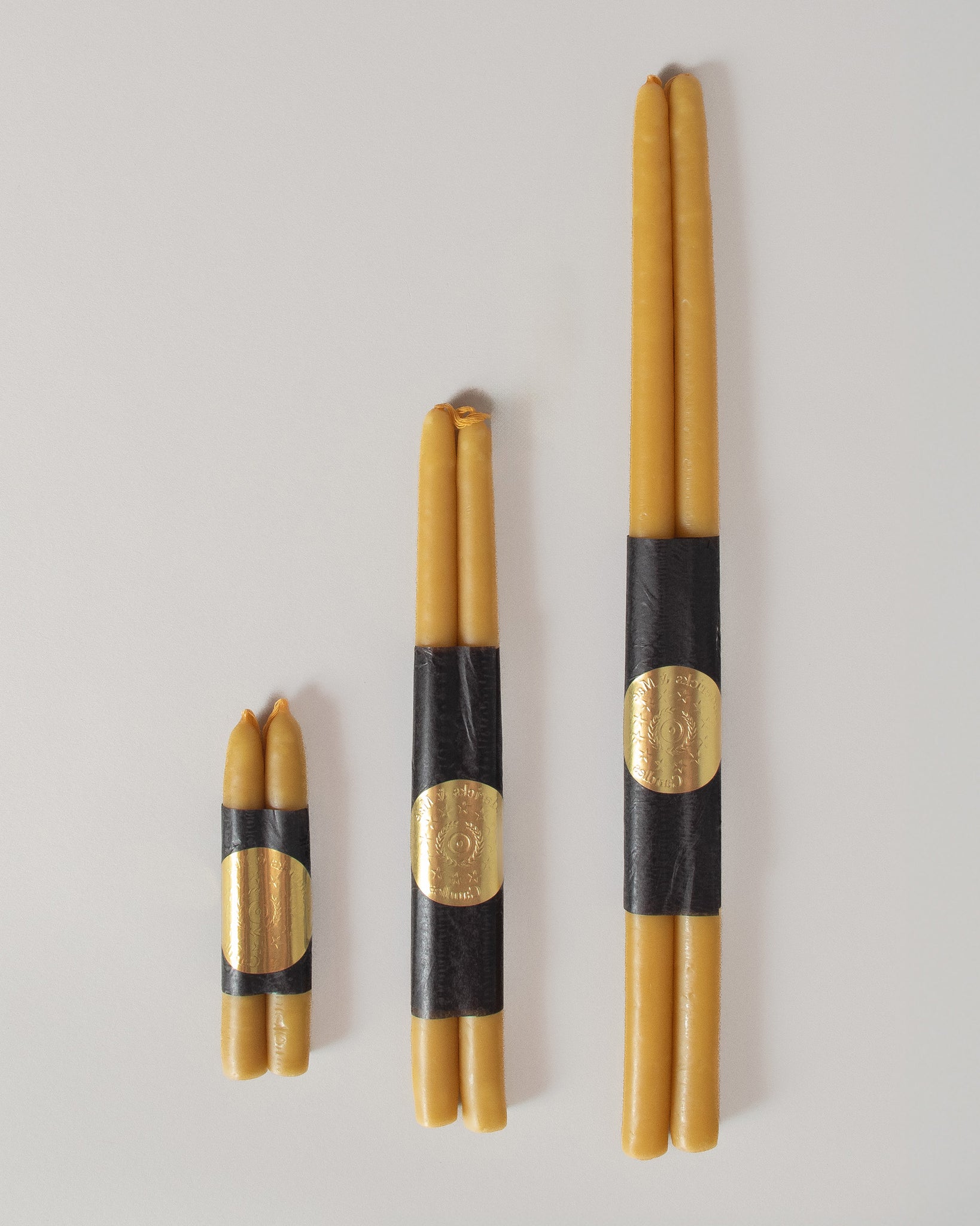 Tapered Beeswax Candles