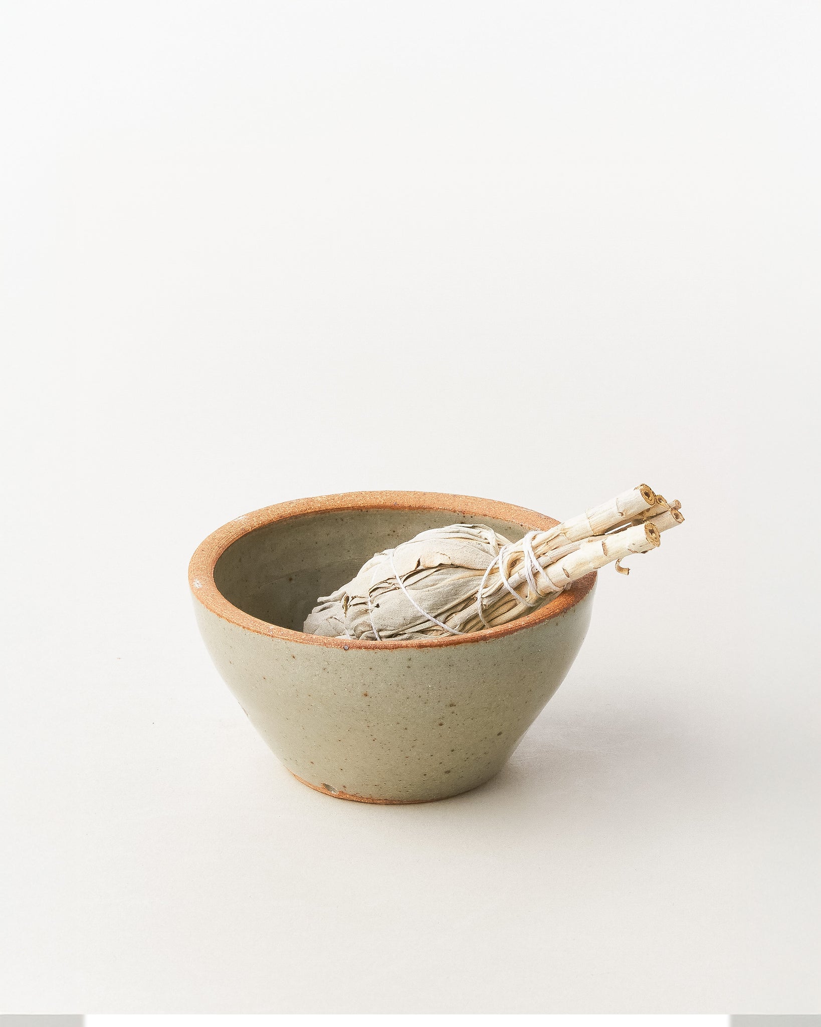 Celadon Smudge Bowl