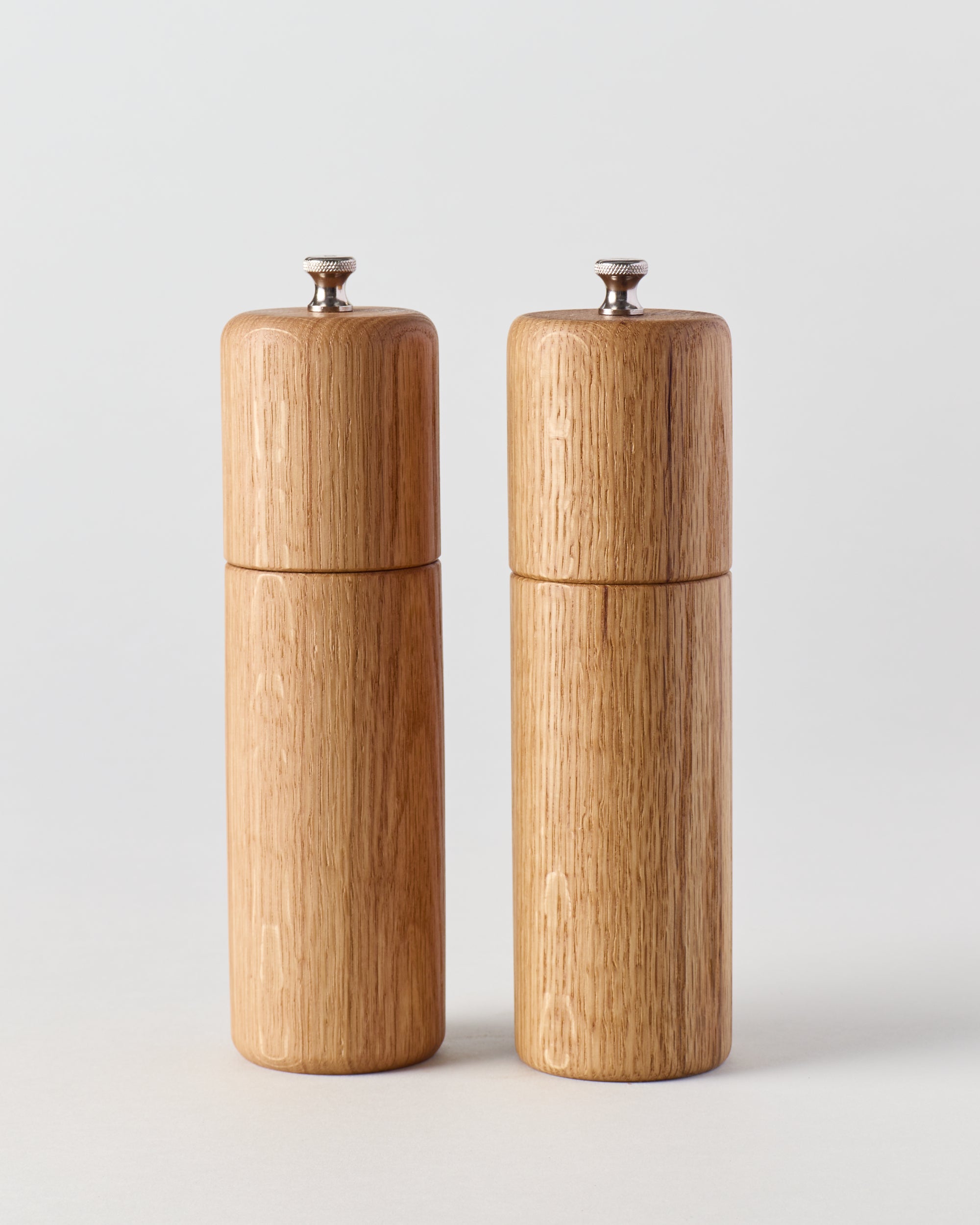 Pepper Mills in Oak