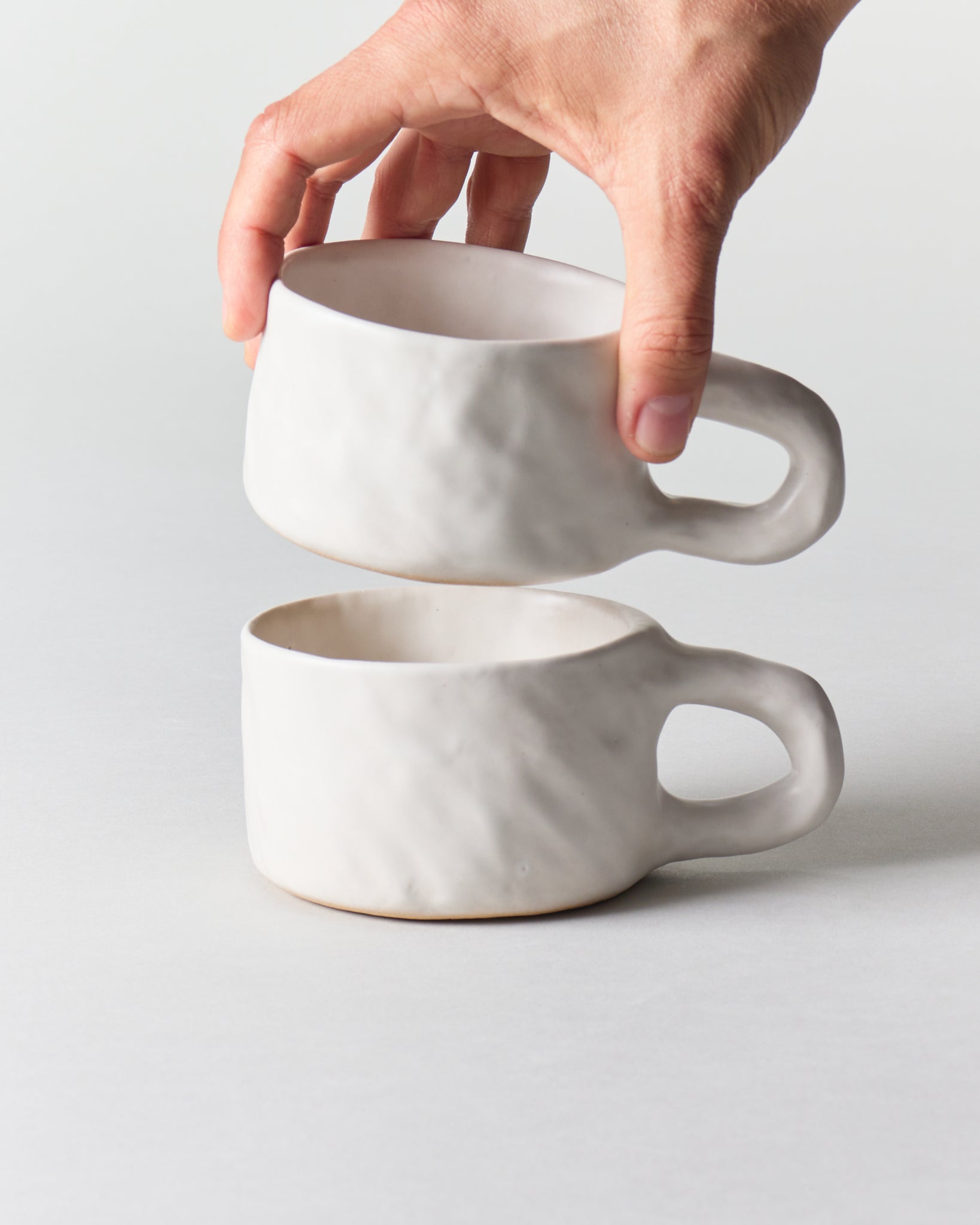 Short Mug in White