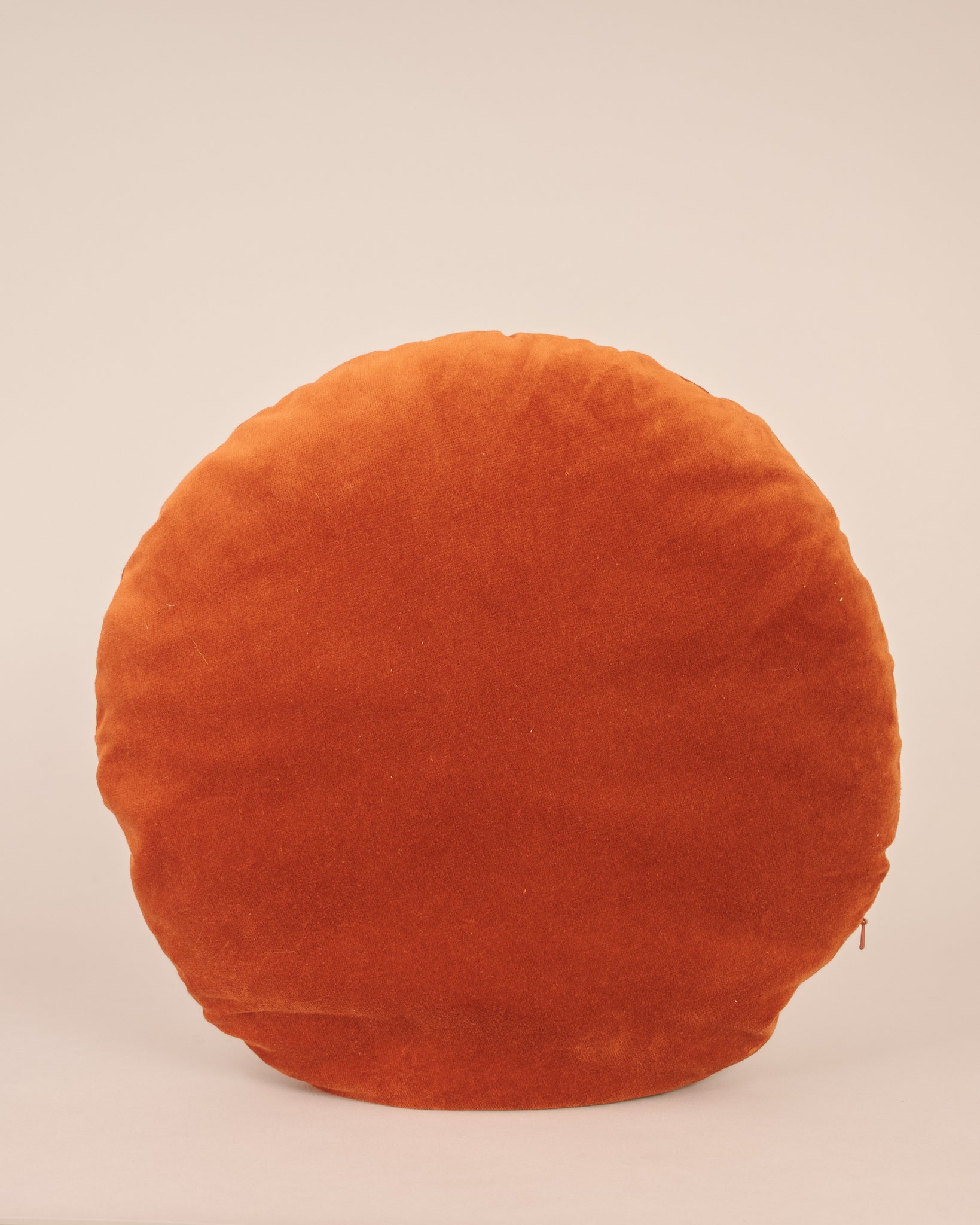 Burnt Umber Disc Cushion