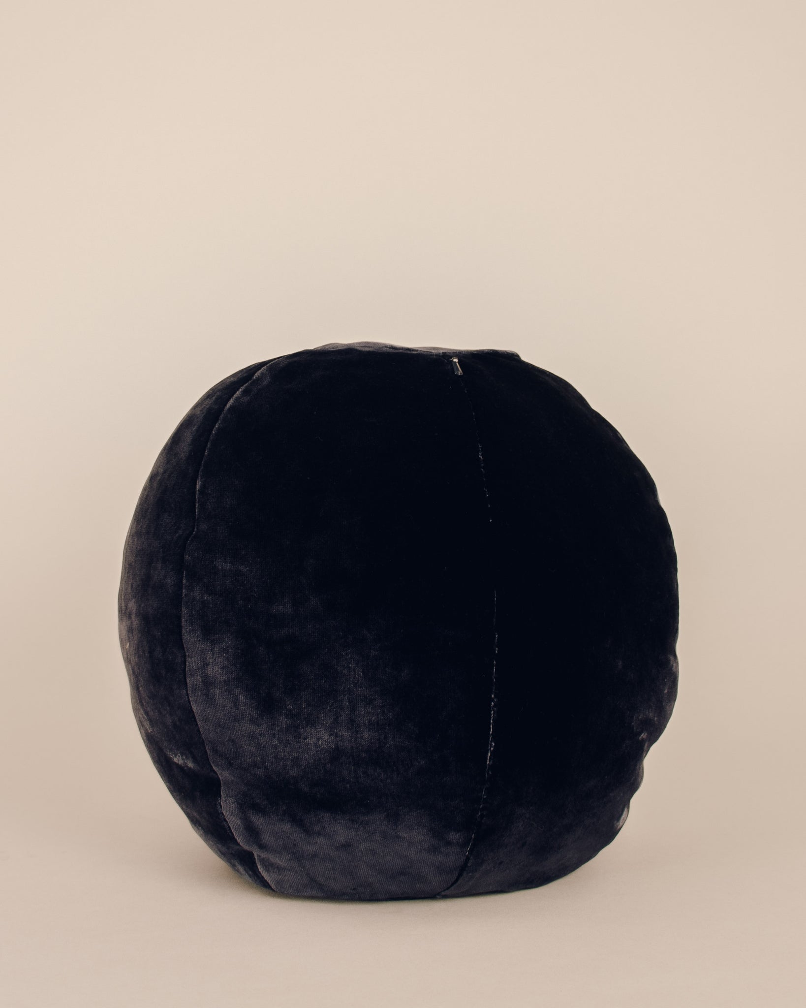 Baikal Blue Velvet Globe Cushion