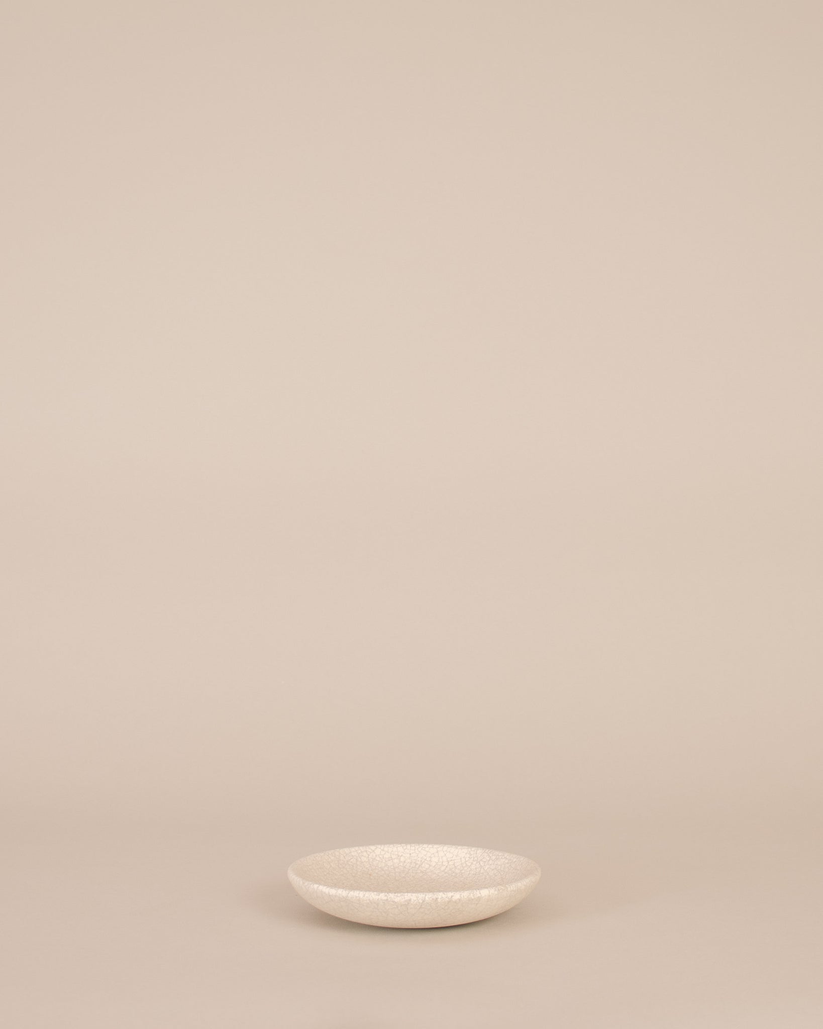 White Crazing Small Plate