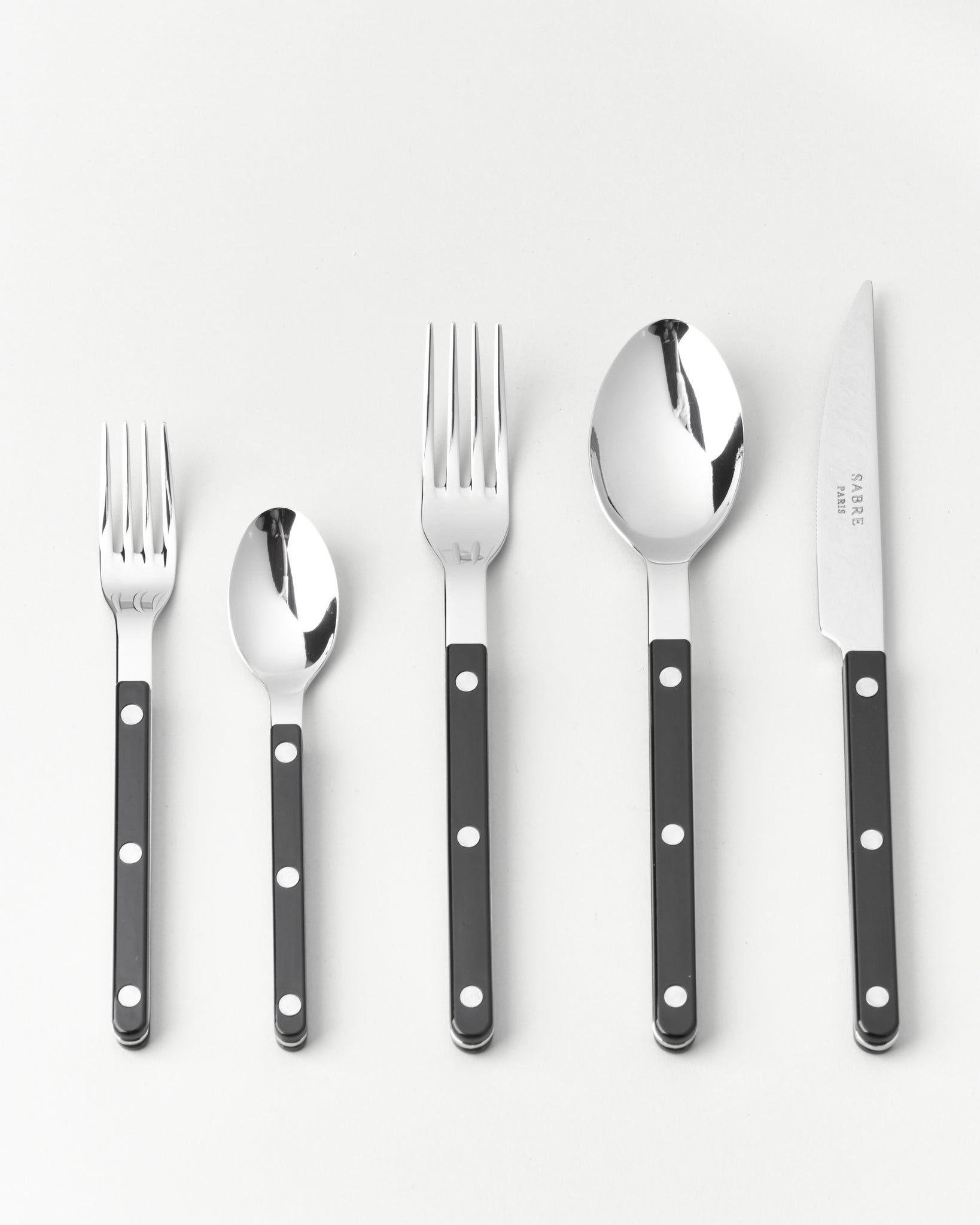 Black Bistrot Cutlery Set