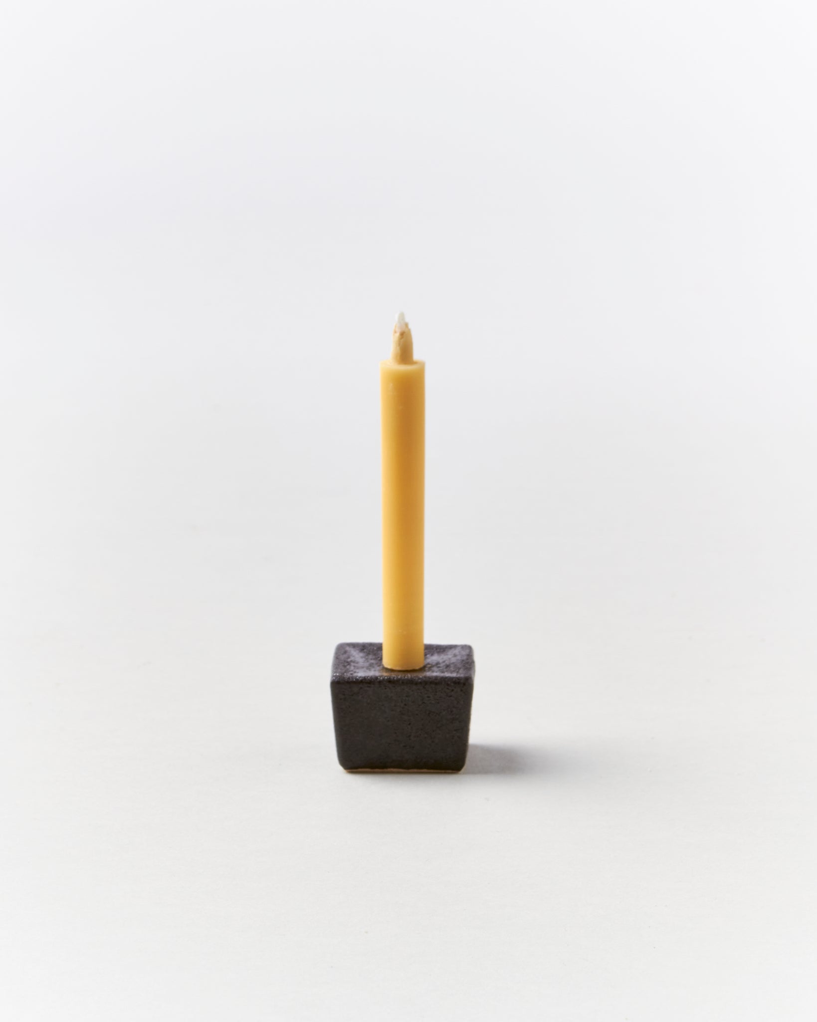 Cube Candle Stand in Black