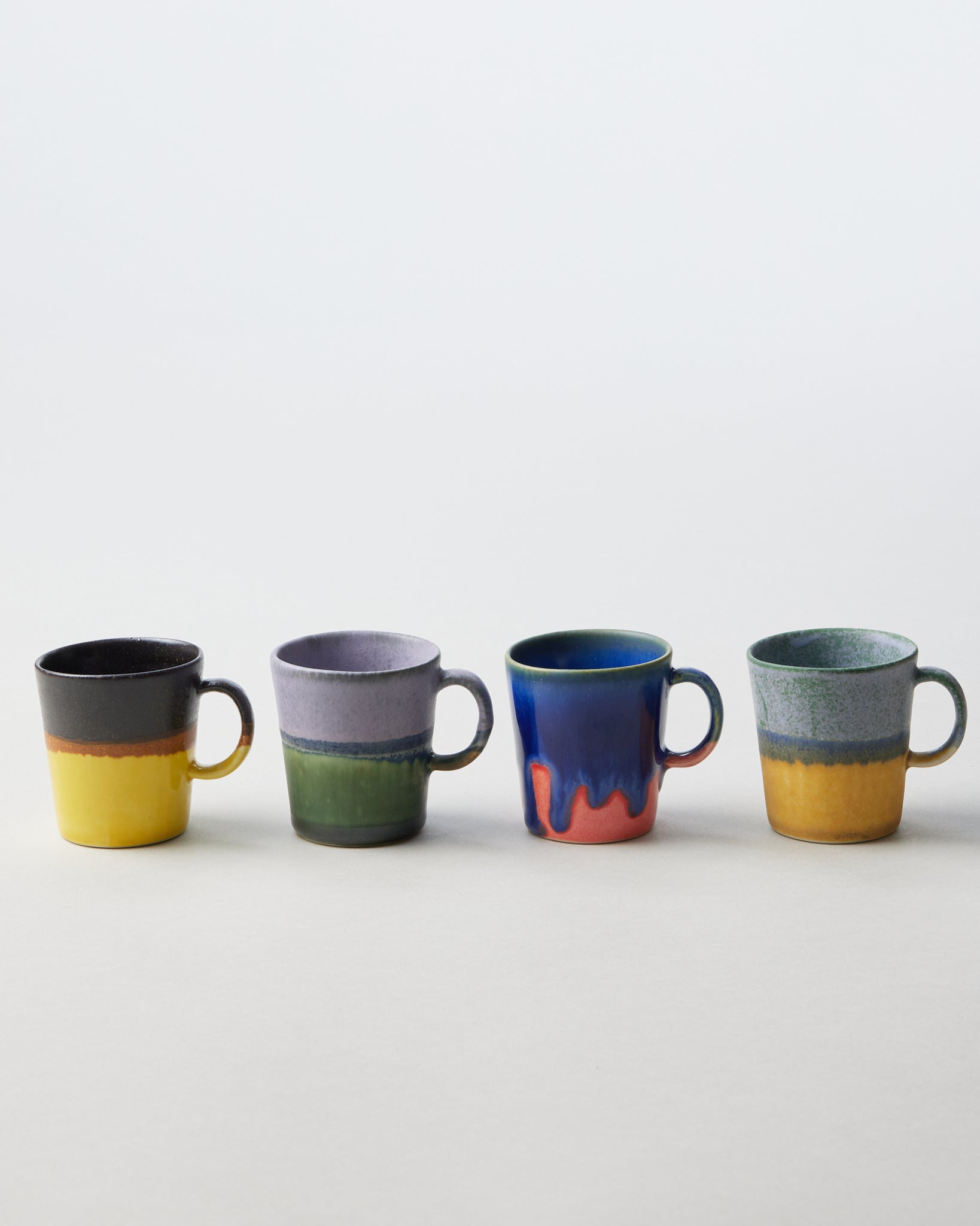 Espresso Cup in Yellow and Blue