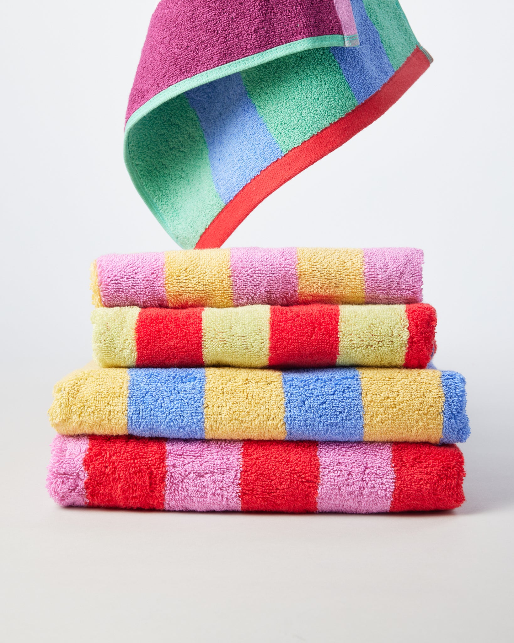 Dusen Dusen Fruit Stripe Towels