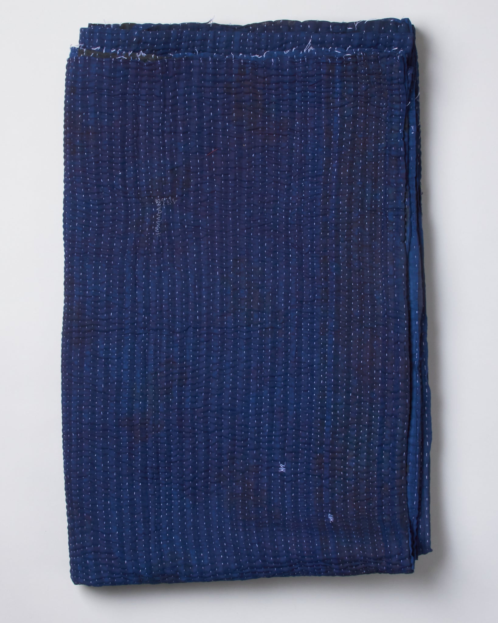 Indigo Kantha Quilt No. 3