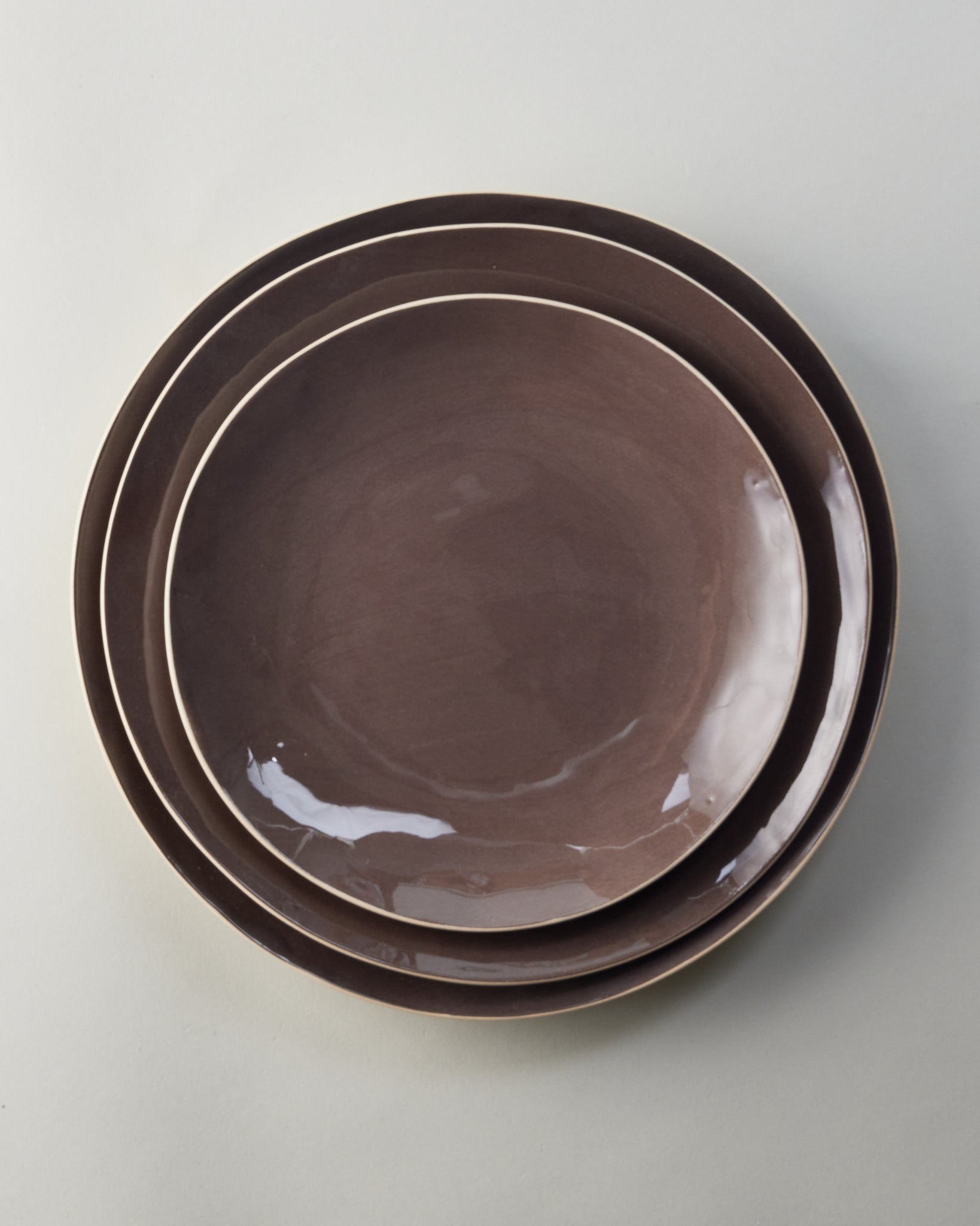 Large Plate in Cocoa