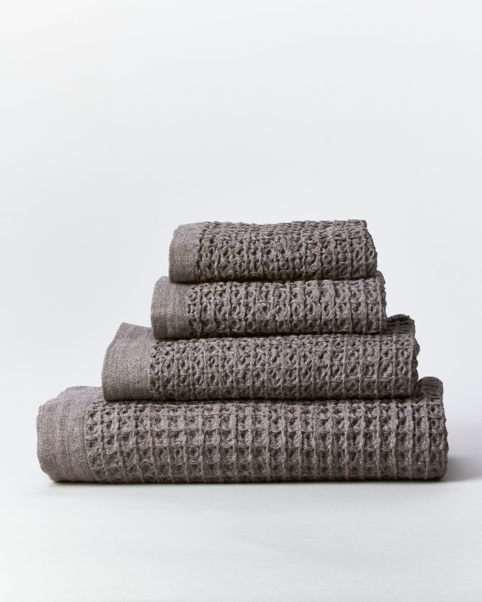 Brown Lattice Japanese Towels