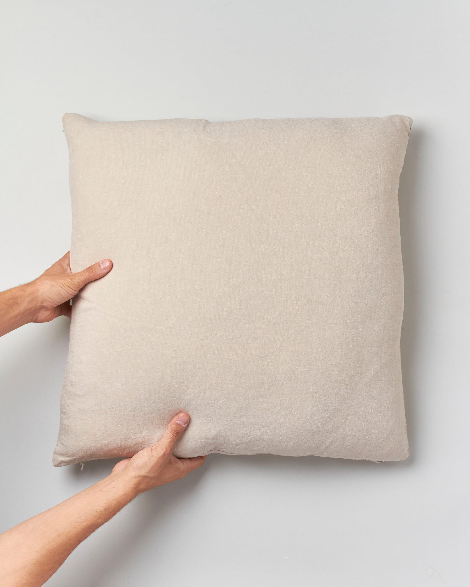 Simple Linen Pillow in Flax