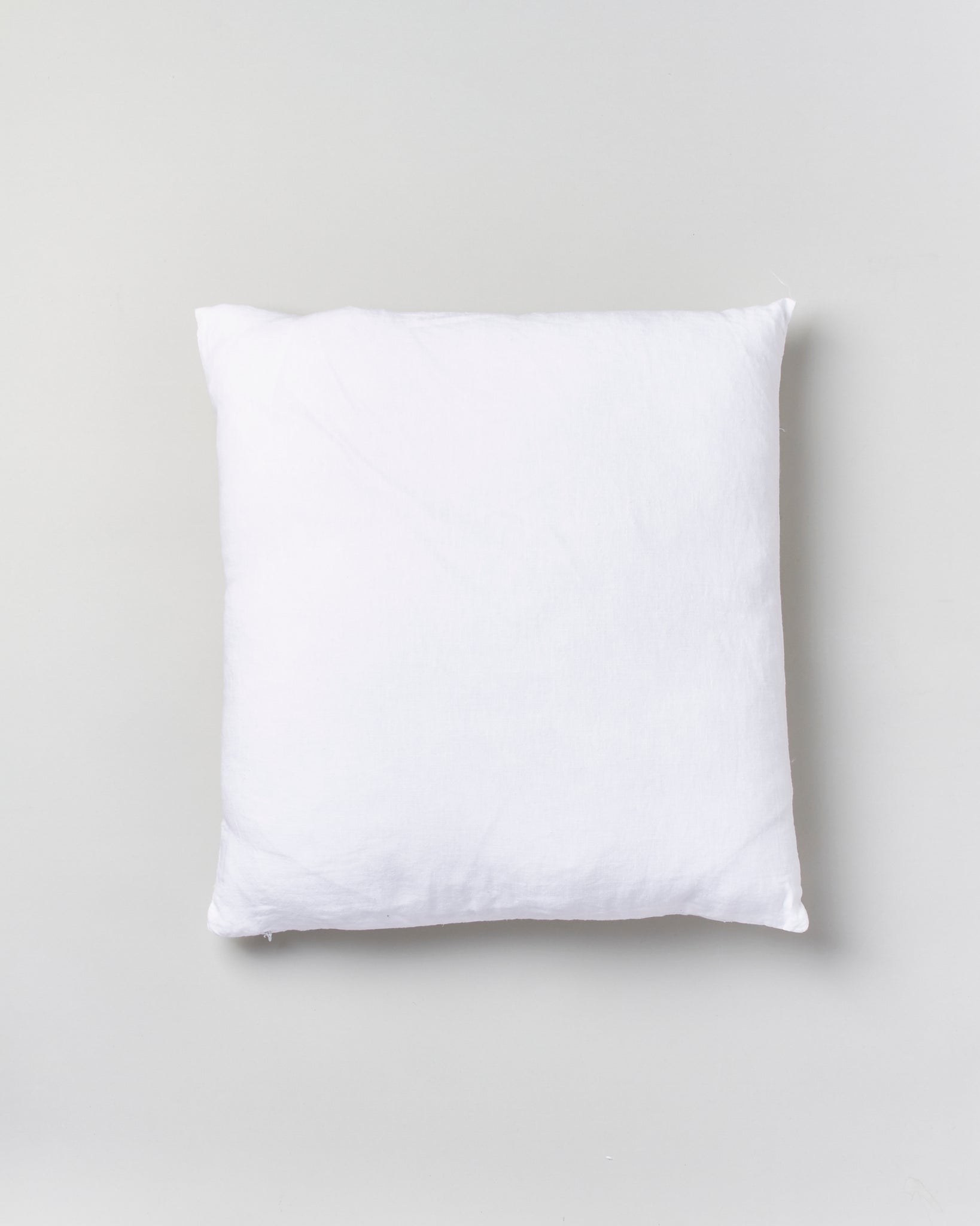 Simple Linen Pillow in White