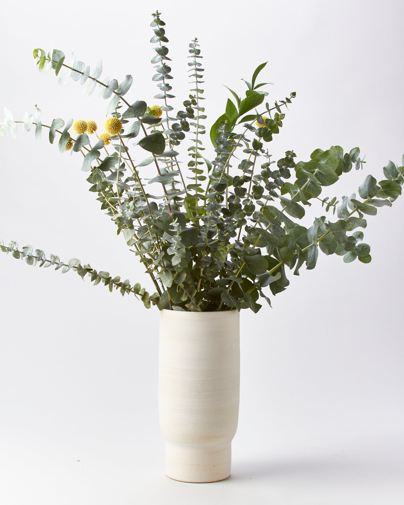 Tall Linen Vase